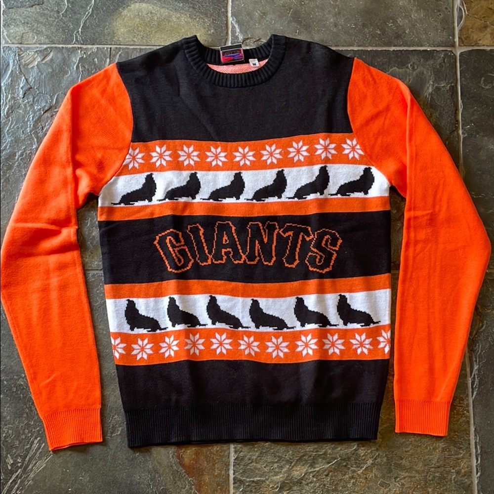 Licensed San Francisco Giants Sweater - fisherman's wharf sea lions